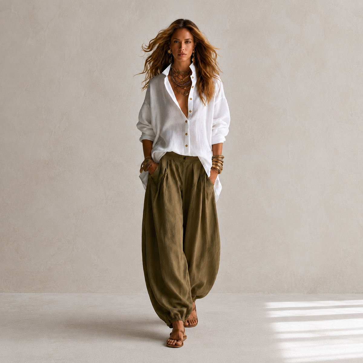 Olivia Linen Blend 2-Piece Set