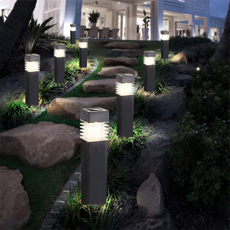 ☀️ 50% OFF NOW! 💡 Solar Outdoor Garden Lights Waterproof Square Ground Plug Pathway Lawn Lights for Yard and Landscape Decoration